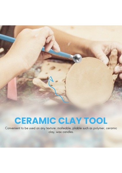 61PCS Seramik Kil Araçları Set Polimer Kil Araçları Çömlek Aletleri Seti Ahşap Çömlek Salpma Kil Temizleme Aracı Seti (Yurt Dışından) modelleri