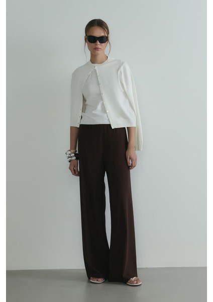 Ekru Lea Triko Bluz