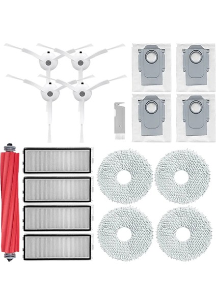Qrevo Pro / Maxv S P10 Robot Süpürge Fırça Filtre Paspas Toz Torbası Yedek Parçaları (Yurt Dışından)