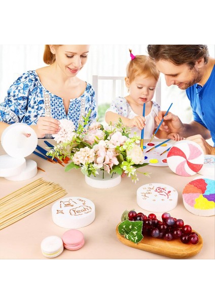 4 Inç Köpük ve Strafor El Sanatları ve Kek Kuklası Için Köpük Çemberleri Dıy ve Köpük Diskler Için Yuvarlak Köpük Daireleri (Yurt Dışından) fırsatları