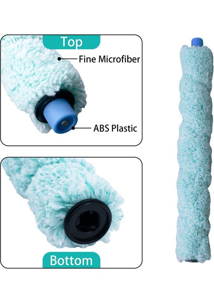 Shinebot W400 W450 W455 Zemin Yıkama Robotu Yedek Parça Değişimi Için 2 Adet Yumuşak Ana Silindir Fırça (Yurt Dışından) modelleri