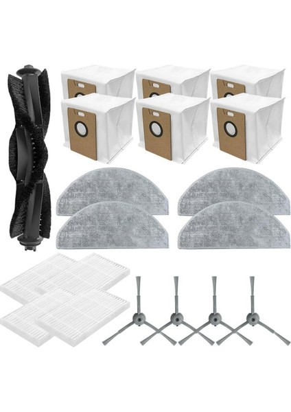 R1 EDGE/R1D Edge/miwhole M9 Lite/eve/s Elektrikli Süpürge Ataşmanları Için Ana Yan Fırça Paspas Filtresi (Yurt Dışından) modelleri