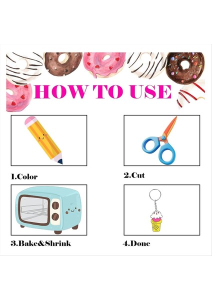 12 Adet Büzülme Kağıtları Zımparalanmış Plastik Çarşaflar Çocuklar Için Büzülme Kağıtları Yaratıcı Dıy El Sanatları Okul Sanatları B (Yurt Dışından) modelleri