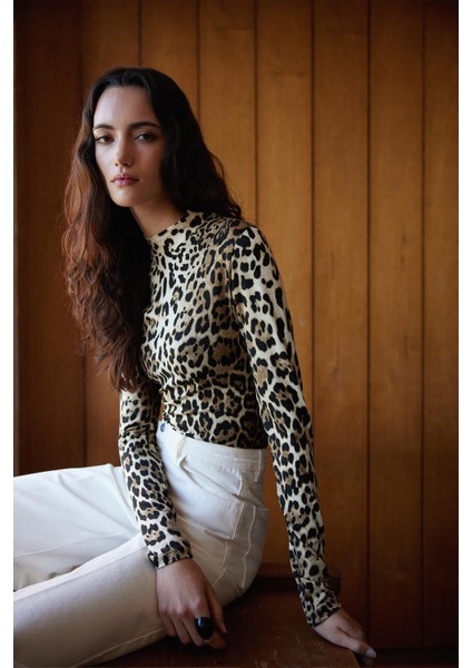 Kahverengi Leopar Body