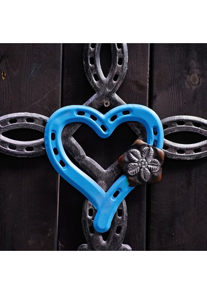 Kalpli Doğal At Nalı Çapraz Metal Zanaat Horsu Kalp Dekoru Rustik Metal Çapraz Işaret Manevi Mor (Yurt Dışından) indirimleri