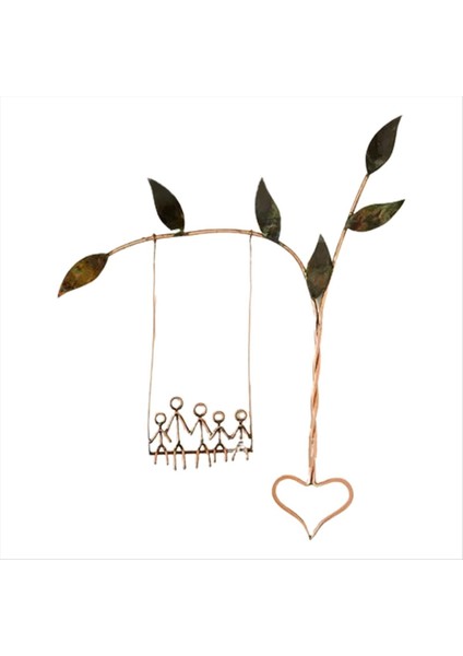 Salıncak Dekorasyonları Metal Duvar Sanatları Metal Duvar Dekoru Duvar Dekoru Oturma Odası Zarif Duvar Heykelleri Ev Dekoru D (Yurt Dışından)