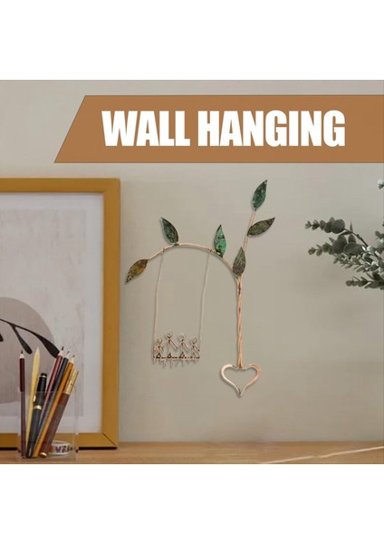 Salıncak Dekorasyonları Metal Duvar Sanatları Metal Duvar Dekoru Duvar Dekor Oturma Odası Zarif Duvar Heykelleri Ev Dekoru A (Yurt Dışından) fırsatları