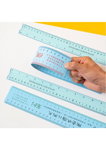 2pcs Seramik Büzülme Ölçeği Seti Plastik Yumuşak Cetvel Dıy Seramik Şekillendirme Çok Fonksiyonlu Çizim Ölçücü Çömlek Araçları A (Yurt Dışından) modelleri