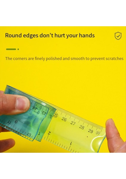 2pcs Seramik Büzülme Ölçeği Seti Plastik Yumuşak Cetvel Dıy Seramik Şekillendirme Çok Fonksiyonlu Çizim Ölçücü Çömlek Araçları A (Yurt Dışından) fırsatları
