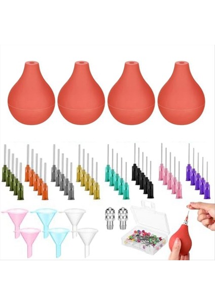 Çanak Çömlek Alet Malzemeleri Dolgu Hunisi ile Iğne Için Hassas Uç Aplikatörü 3 Oz Kil Sır Sıkma Şişesi Alet Seti (Yurt Dışından)