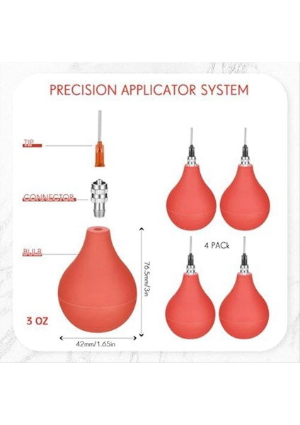 Çanak Çömlek Alet Malzemeleri Dolgu Hunisi ile Iğne Için Hassas Uç Aplikatörü 3 Oz Kil Sır Sıkma Şişesi Alet Seti (Yurt Dışından) fırsatları