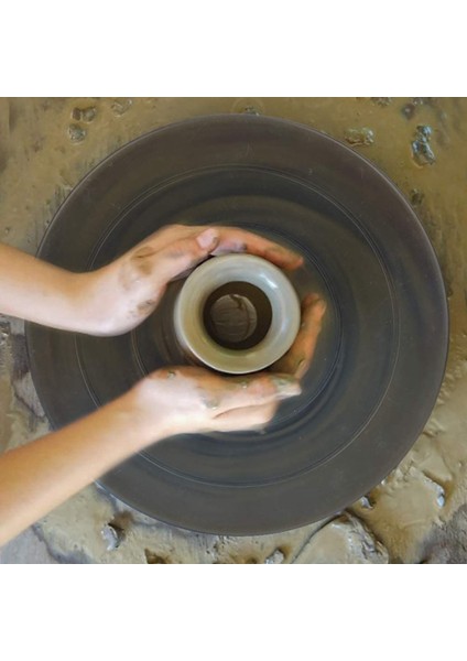 Tekerlek Turntable Pooltable Kil Heykel Modelleme Çömlekçilik Çok Fonksiyonlu Manuel Çarp Çarp Açma Oyma Masa Çanak Çömlek Siyah (Yurt Dışından) indirimleri