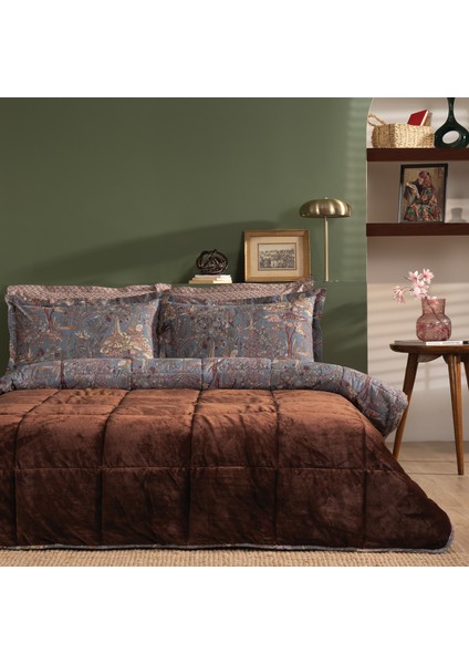 Danish Tek Kişilik Threefy Uyku Seti - Kahverengi