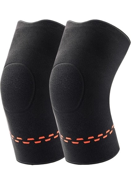 Sonbahar ve Kış Soğuk Geçirmez Sıcak Dizlikler Çift Taraflı Polar Eski Soğuk Bacak Bacak Koruyucuları (Yurt Dışından)