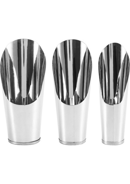 Bonsai Toprak Kepçe Metal 3 Pcs Seti Paslanmaz Çelik Bahçe El Toprak Scooper Profesyonel Bonsai Araç Kiti (Yurt Dışından) fiyatları
