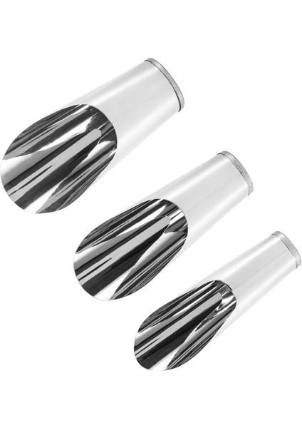 Bonsai Toprak Kepçe Metal 3 Pcs Seti Paslanmaz Çelik Bahçe El Toprak Scooper Profesyonel Bonsai Araç Kiti (Yurt Dışından) modelleri