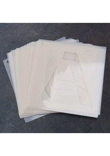 Ahşap Üzerine Boyamak Için Harf Şablonları 36 Adet Mektup ve Sayı Şablonları Ev Zanaat Dekoru Için Yeniden Kullanılabilir Yazı Tipi Şablonları (Yurt Dışından) fırsatları