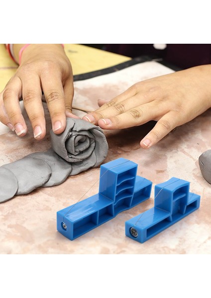 2 Adet Açılı Kesme Kil Aleti ve Tel Eğirme Kesici Kil Kesme Aracı Seramik Seramik ve Heykel (Farklı Boyut) (Yurt Dışından) fırsatları