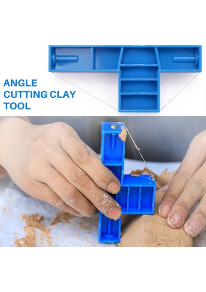 2 Adet Açılı Kesme Kil Aleti ve Tel Eğirme Kesici Kil Kesme Aracı Seramik Seramik ve Heykel (Farklı Boyut) (Yurt Dışından) indirimleri