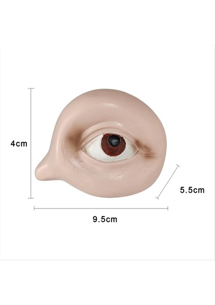 Tüm Gören Meyve Reçinesi Heykel Simülasyonu Gözlerle Yaratıcı Heykel Masaüstü Dekor Ev-C (Yurt Dışından) indirimleri