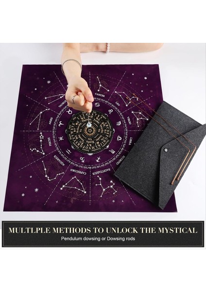 Bakır Dowsing Çubukları - 2 Adet Divinying Çubuklar + Dowsing Sarkaç + Kehanet Mat- Kesenli Su Hazine Gömülü Eşyalar Vb (Yurt Dışından) indirimleri