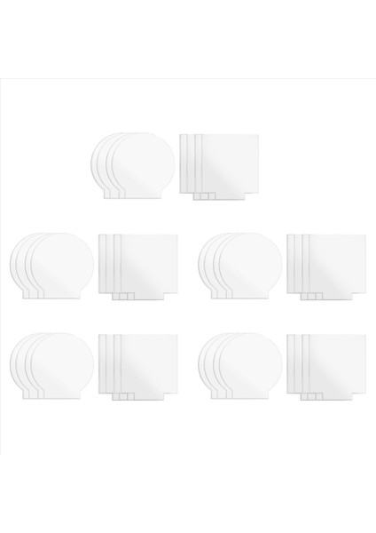 2mm Akrilik Tabaka LED Işık Taban Işaretleri Için Çift Taraflı Koruyucu Olan Pleksiglas Için Berrak Döküm Dıy Ekran 30 Adet (Yurt Dışından)