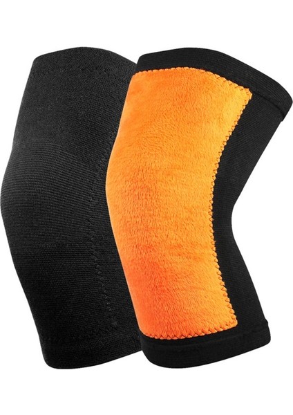 Bambu Kömür Diz Pedleri Artı Sıcak Tutmak Için Kadife Diz Pedleri Açık Hava Bisiklet Sporları Için Erkekler ve Kadınlar Yaşlılar Için Sıcak Tutmak Için (Yurt Dışından)