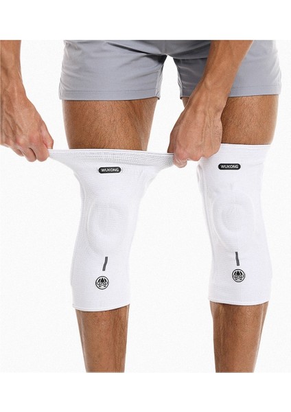 Koşu, Basketbol, ​​ip Atlama, Bisiklet ve Tırmanma Için Spor Dizlikleri, Erkek ve Kadınlar Için Diz Yaylı Silikon Örme Spor Dizlikleri (Yurt Dışından)