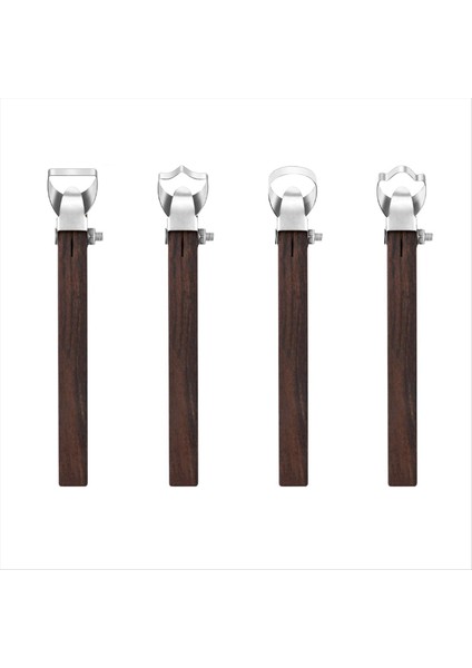 4pcs Pottery Sap Yapma Araçları Heykel Kazıyıcı Çömlek Oyma Aracı Seramik Kırpma Aletleri Kil Aletleri Heykel (Yurt Dışından)