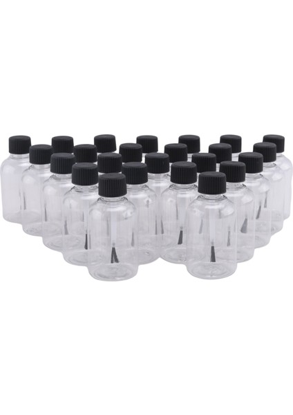 24 Adet Plastik Boş Tutkal Şişeleri Fırçalarla 1 7 Oz Sanat Boş Boya Şişeleri Tutkal Küçük Çocuklar Çocuklar Sanat El Sanatları Malzemeleri (Yurt Dışından)