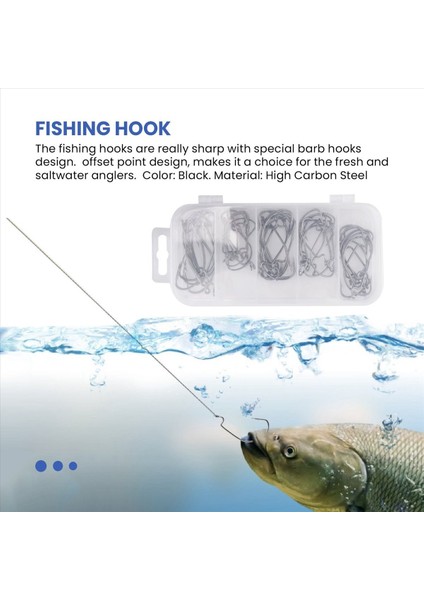 51PCS Balıkçılık Kancaları Karbon Çelik Solucan Senko Yem Jig Balık Kancaları Plastik Kutu (Yurt Dışından) indirimleri