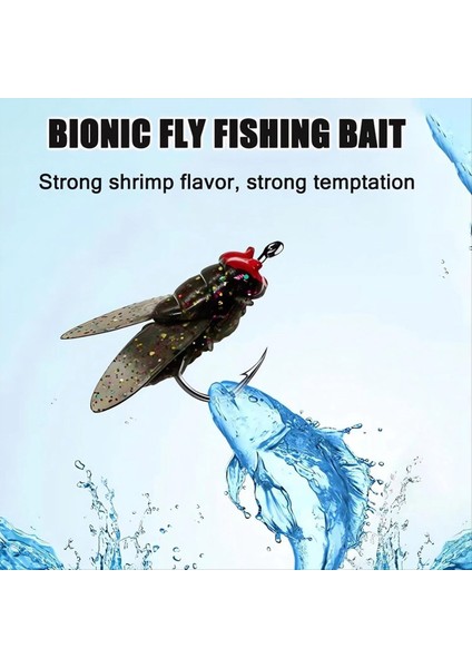 Biyonik Sinek Balıkçılık Yem (20PCS) - 2024 Yeni Alabalık Jigs Swimbaits Kuru Sinekler Bas Sinek Balıkçılık Cazibesi Kiti Tuzlu Su Büyük (Yurt Dışından) modelleri