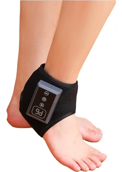 Elektrikli Isıtma Masajlı Ayak Bileği Desteği Titreşimli Eski Soğuk Bacak Eklemi Diz Masaj Aleti Isıtmalı Masajlı Diz ve Ayak Bileği Desteği (Tek Parça) (Yurt Dışından)