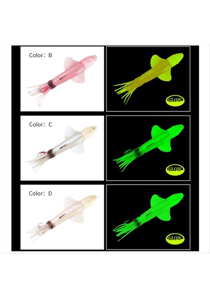 Deniz Balıkçılığı Cazibesi Yumuşak Yem Büyük Kalamar Başlıkları Ahtapot Yem Yapay Balık Yem Kalamar Yemi Tipi (Yurt Dışından) fırsatları