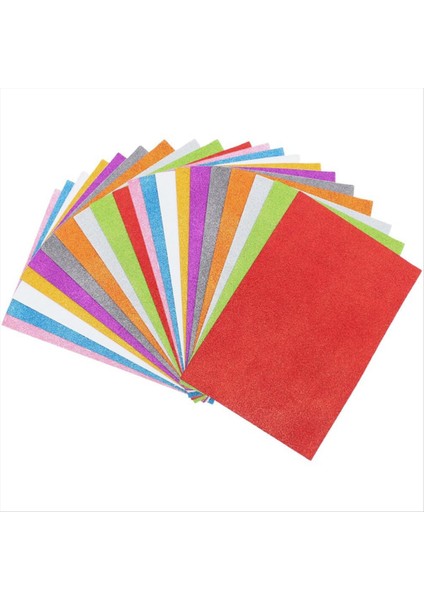 20PCS Eva Köpük Kağıt A4 Boyut El Sanatları Kağıdı Kendi Yapışkan Köpük Saçları Dıy Craft Renkli Kağıt Sünger Origami Kağıt (Yurt Dışından)