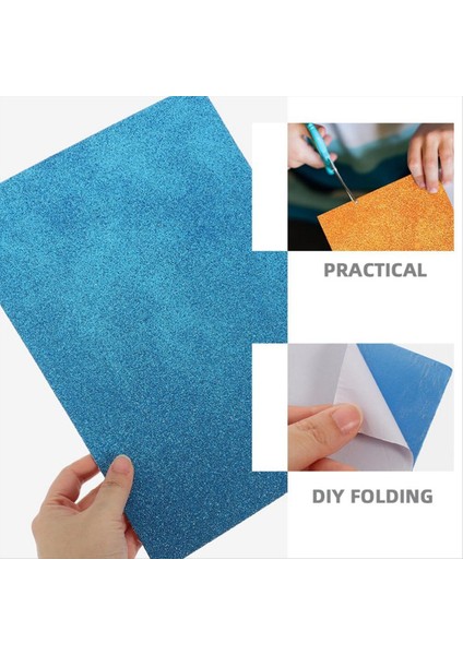 20PCS Eva Köpük Kağıt A4 Boyut El Sanatları Kağıdı Kendi Yapışkan Köpük Saçları Dıy Craft Renkli Kağıt Sünger Origami Kağıt (Yurt Dışından) indirimleri