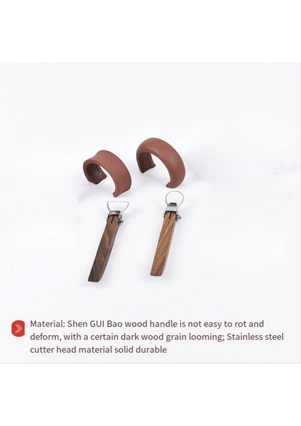 2 Adet Heykel Kazıyıcı Kil Ekstrüder Alet Seramik Oyma Alet Şekli Alet Çay Fıstığı Kupa Sapı Kil Kesici (Yurt Dışından) modelleri