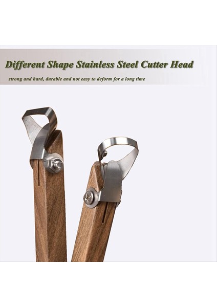 2 Adet Heykel Kazıyıcı Kil Ekstrüder Alet Seramik Oyma Alet Şekli Alet Çay Fıstığı Kupa Sapı Kil Kesici (Yurt Dışından) indirimleri