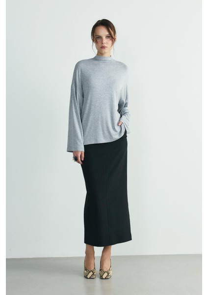 Gri Olivia Bluz indirimleri