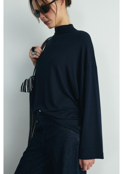 Lacivert Olivia Bluz modelleri