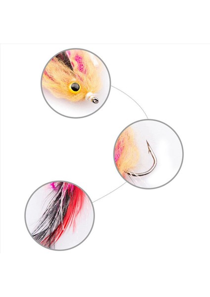 4pcs/çanta Yeni Alabalık Steelhead Somon Pike Salonu Sinek Balıkçılık Sinekleri Boyut 4 Kanca (Yurt Dışından) modelleri