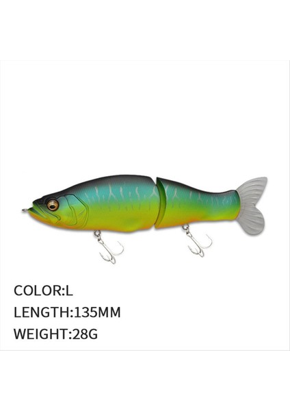 Yem Yem Biyonik Balık Yem Yavaş Batan Balık Yem 135MM/28G Yem Sert Yem L (Yurt Dışından) indirimleri