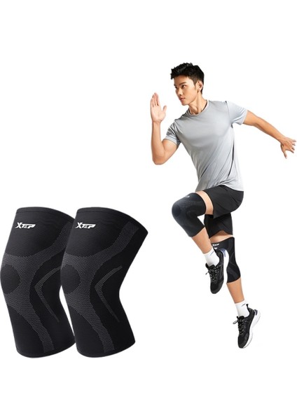 Özel Adım Spor Diz Pedleri Koşu Basketbol Diz Eklemi Nefes Alabilen Şok Emici Basınç Kaymaz Özel Örme Diz Pedleri Erkekler ve Kadınlar Için (Yurt Dışından)