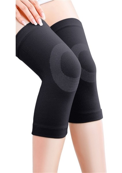 Ince Naylon Sıcak Dizlikler Spor Diz Eklemi Rüzgar Geçirmez Pamuklu Dizlikler Dairesel Bacak Koruyucuları (Yurt Dışından)