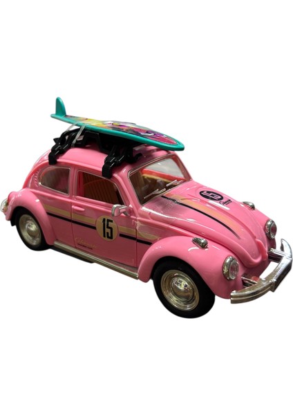 Vosvos Işıklı Müzikli Kapıları Açılır Aksesuarlı Metal Araba