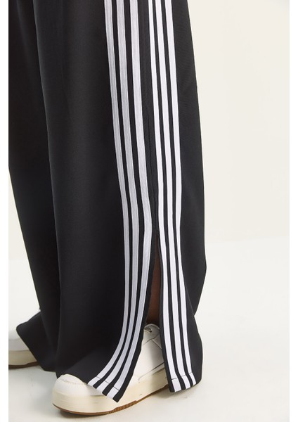 Kadın Şeritli Beli Lastikli Cep Detaylı Mevsimlik Palazzo Pantolon