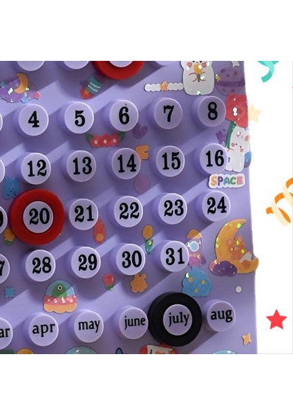 Dıy Yüzük El Yapımı Masa Takvimi Moda Kalıcı Takvim Diy Halkası Yeniden Kullanılabilir Dıy Halka Masaüstü Takvimi Bir (Yurt Dışından) fırsatları