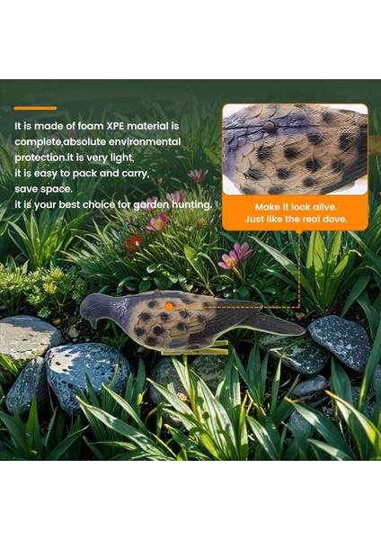 1pc Avcılık Güvercin Korkusu Koruyun Bahçe Güvercini Yem Biyonik Hayvan Yem Dış Mekan Avları Demet Aksesuar (Yurt Dışından) indirimleri