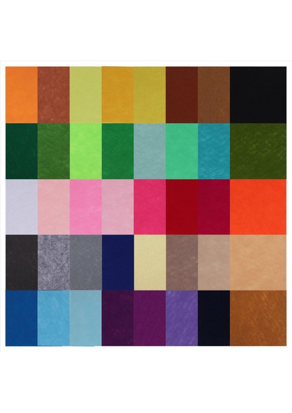 40PCS Kıta Kumaş Kareler Diy El Zanaatkar El Sanatları Çeşitli Renkler Scrapbook&#39 Lar Için Tekstil Bulanık Kumaşlar Dikiş (Yurt Dışından)