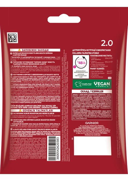 Color Shampoo Retouch Şampuan Kolaylığında Dip Boyası, Siyah 2.0 fiyatları